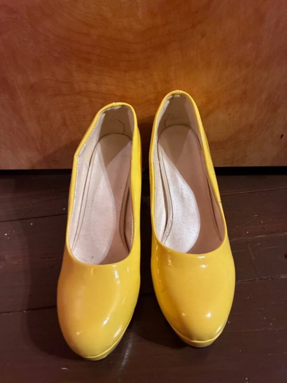 Yellow heels